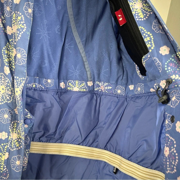 L.L. Bean Girls Medium 8-10 Coat Blue Hood Ski Full Zip Outdoor Warm - Picture 5 of 6